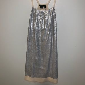 Medium Sheri Bodell silver/metallic sequin dress